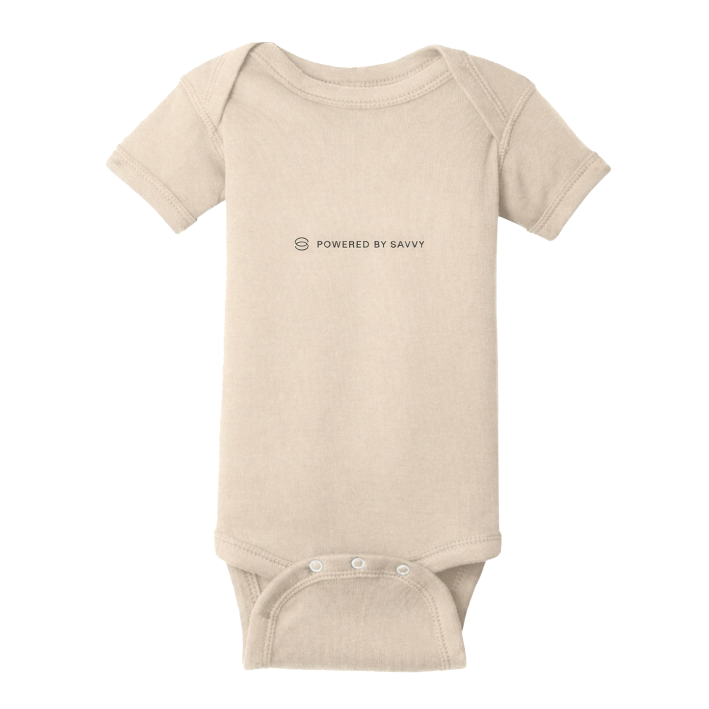 Rabbit Skins Infant Short Sleeve Baby Rib Bodysuit
